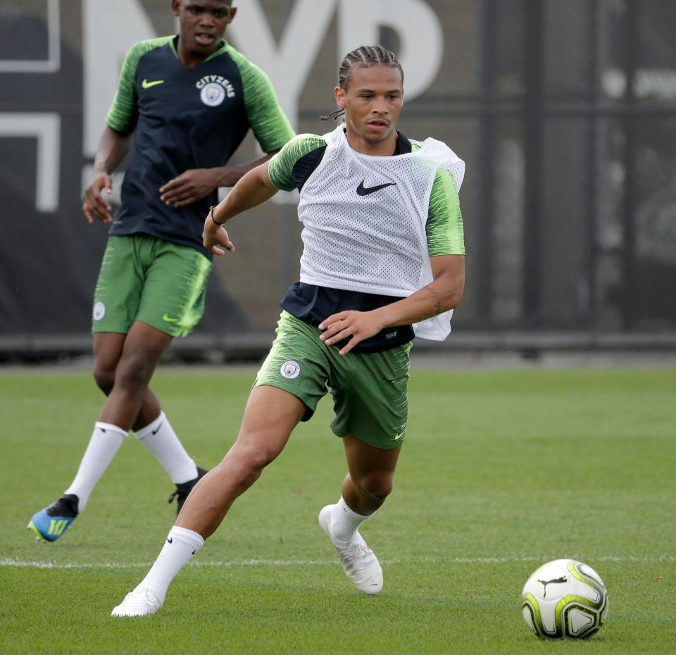  Leroy Sane is raring to go after a summer break