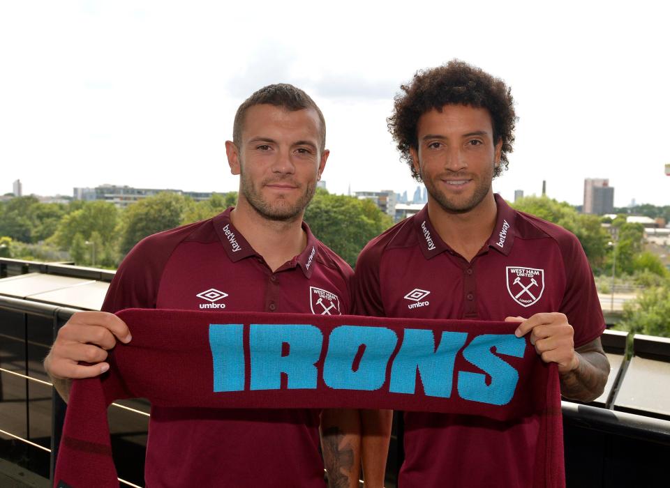  Jack Wilshere and Felipe Anderson were two of the ten players brought into the London Stadium this summer