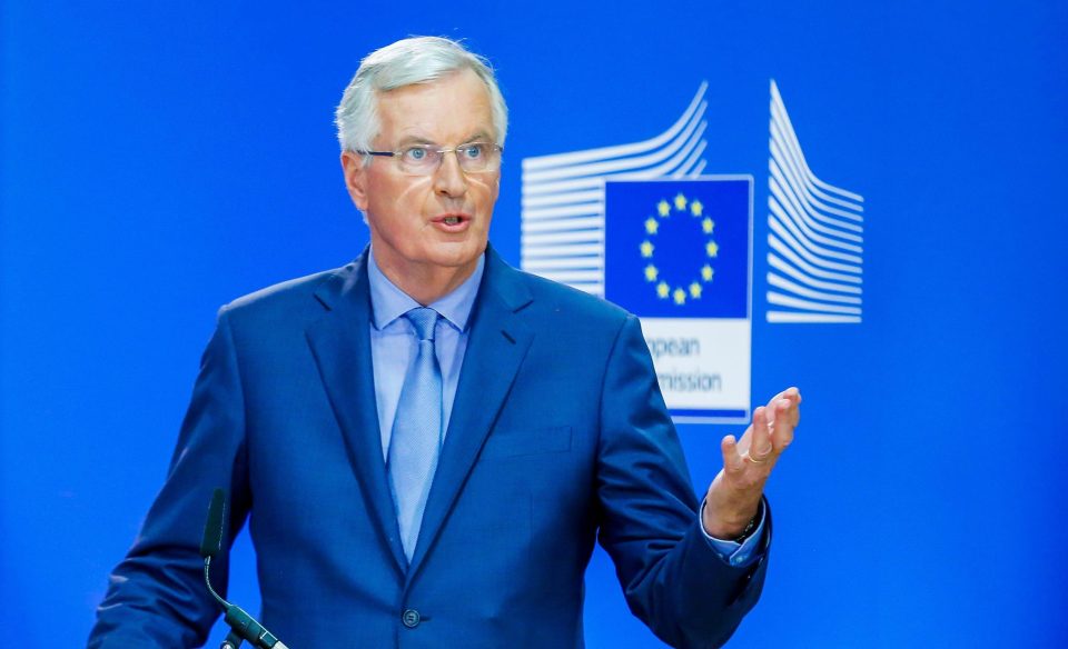  The EU's chief negotiator Michel Barnier