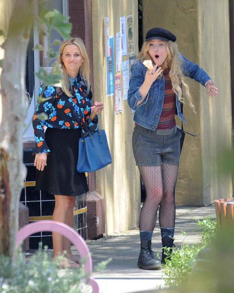  Reese was joined by co-star Kathryn Newton who plays her eldest daughter Abigail