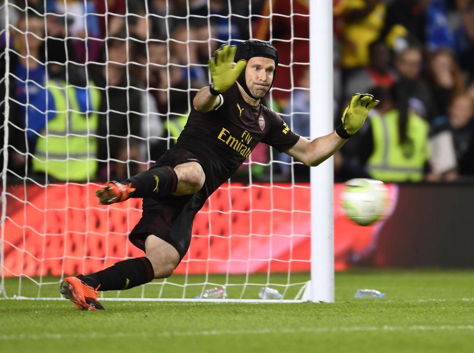  Cech faces a battle to be Arsenal's No1 after the arrival of Bernd Leno