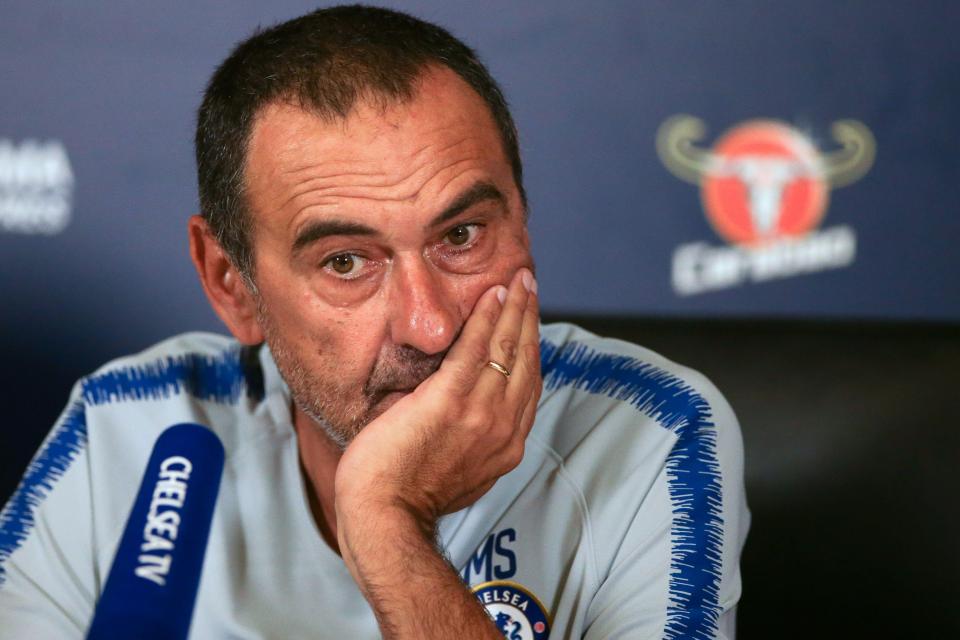  Maurizio Sarri's Chelsea were expected to sign the 25-year-old winger