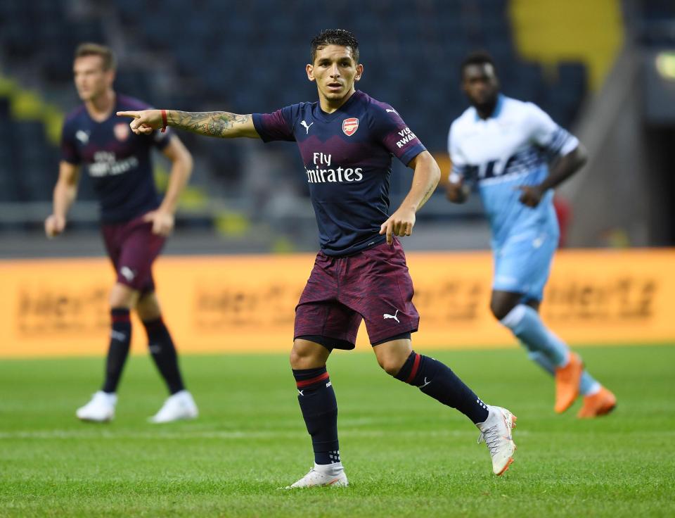  Lucas Torreira also made his first appearance to delight Arsenal fans