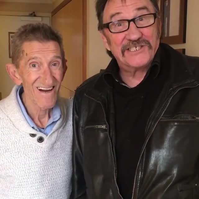  Barry (left) and Paul pictured together in March this year