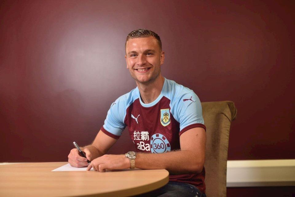  Ben Gibson has signed a four-year deal at the Clarets