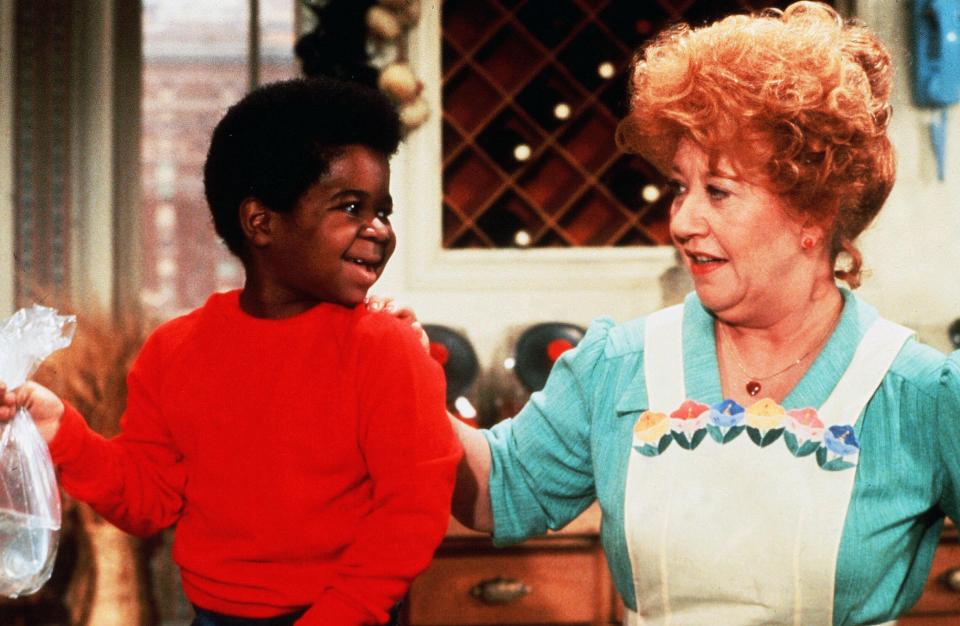  The actress, pictured in a Diff'rent Strokes scene with Gary Coleman, played the wise housemother