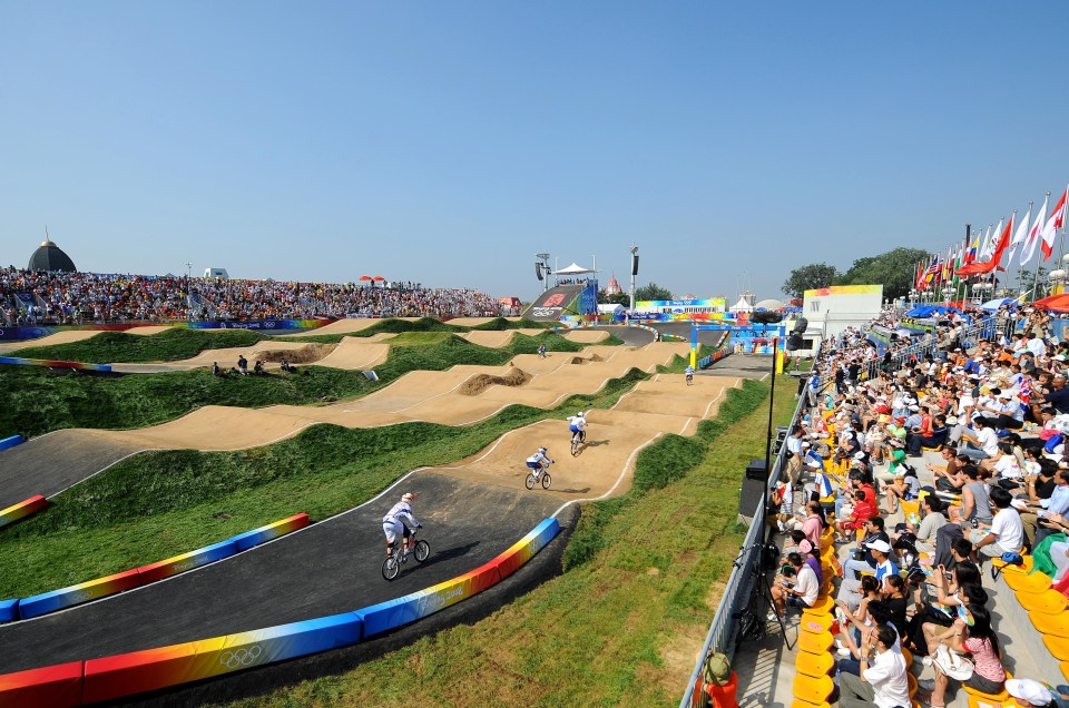 In 2008, however, the BMX park was another thriving, colourful showstopper of a venue