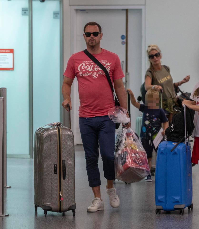  Danny Dyer has arrived back in the UK to see Dani - and her new boyfriend Jack Fincham