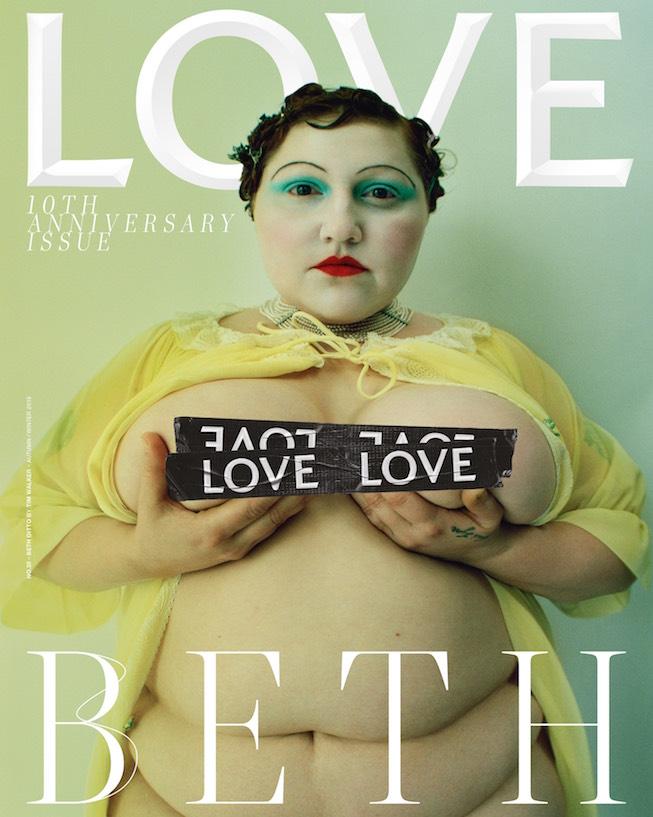  Beth Ditto was the magazine's first cover star