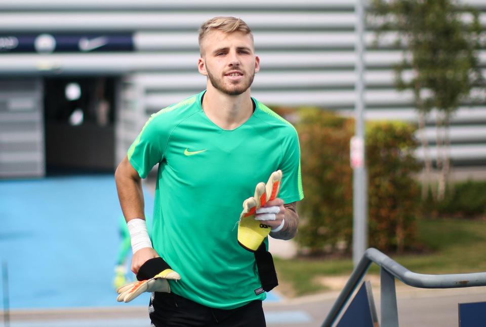  Daniel Grimshaw looks set to be second choice for City now after Ederson