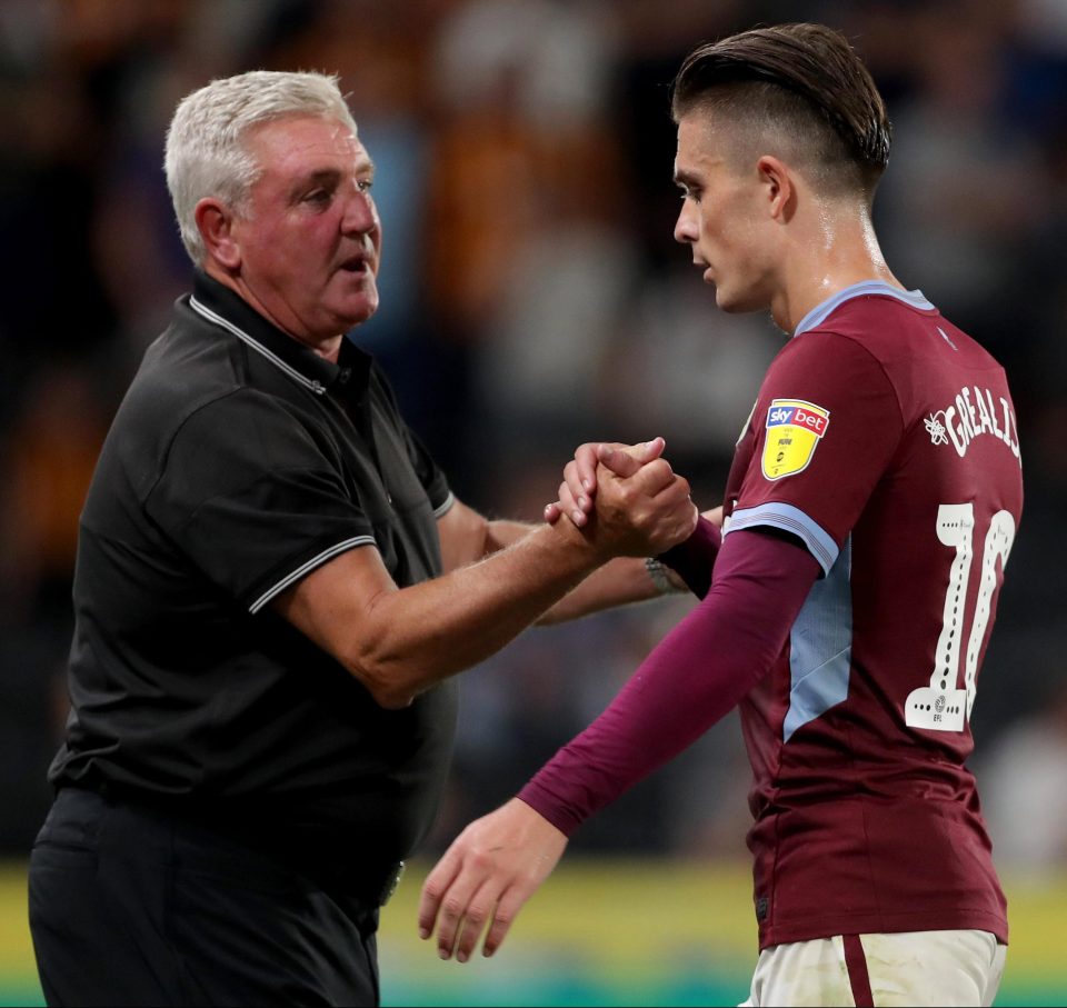  Jack Grealish might now have to rely on Aston Villa boss Steve Bruce if he is to get a move to Tottenham before the transfer window closes