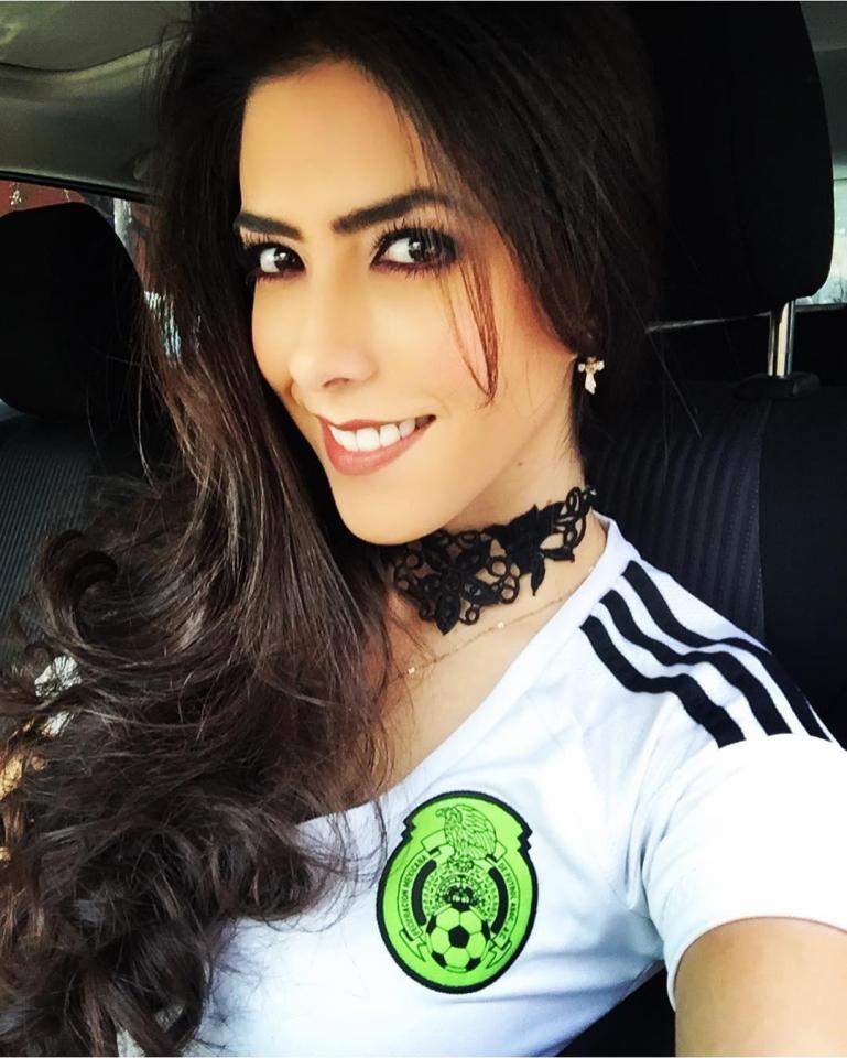  She was very vocal with her support for Mexico at this summer's World Cup