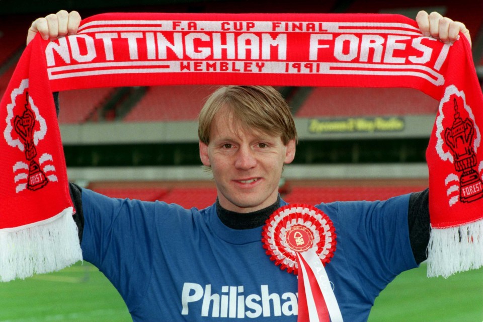 Pearce moved to Nottingham Forest in 1985 and would go on to stay 12 years