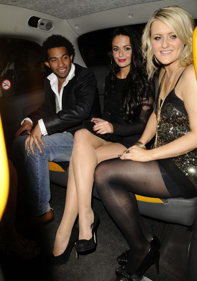  Jermaine Pennant, Jennifer Metcalfe and a guest at a press event in 2009