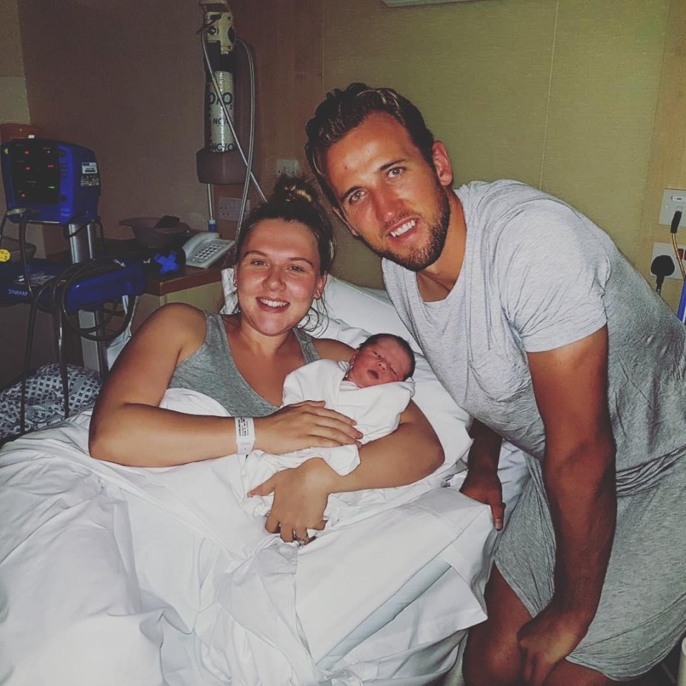 Harry Kane took to social media to proudly show off the new addition to his family, his second girl Vivienne Jane Kane