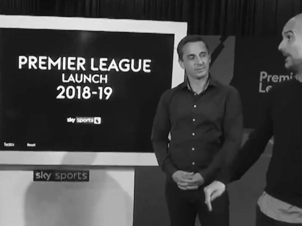  The pundits and manager were at the Premier League Launch show