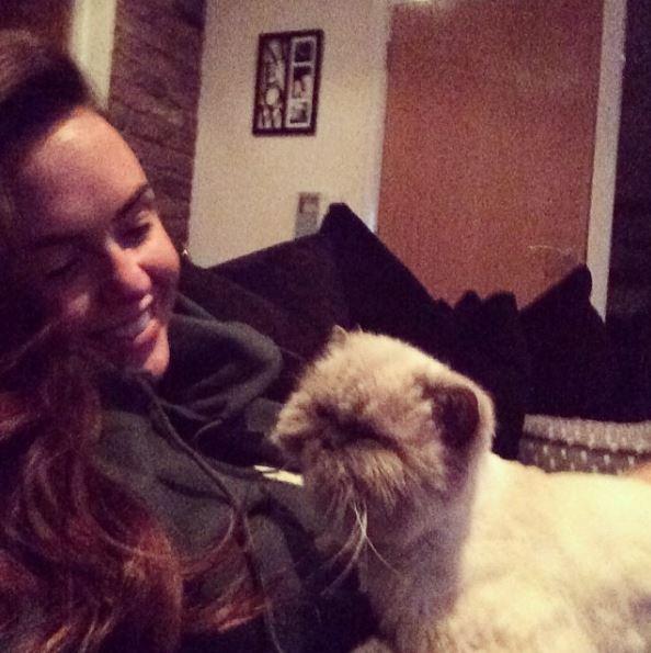  Jennifer frequently posts pictures of her beloved cats on Instagram - cat 'killed by dog' not pictured)