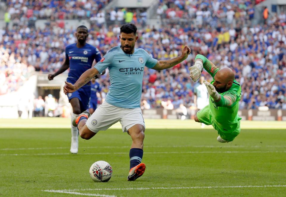  Sergio Aguero looks primed and ready for another superb season