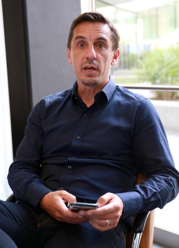  Gary Neville has been mocked for a Twitter post he put up back in August 2012 about deadline day