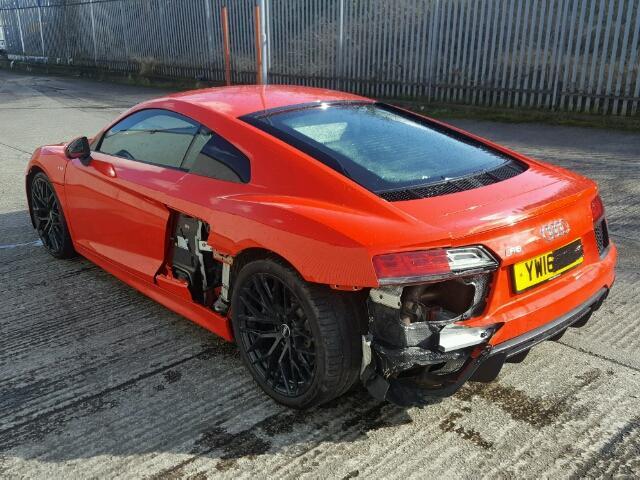  The bumper of this £150,000 Audi was smashed by a sledgehammer