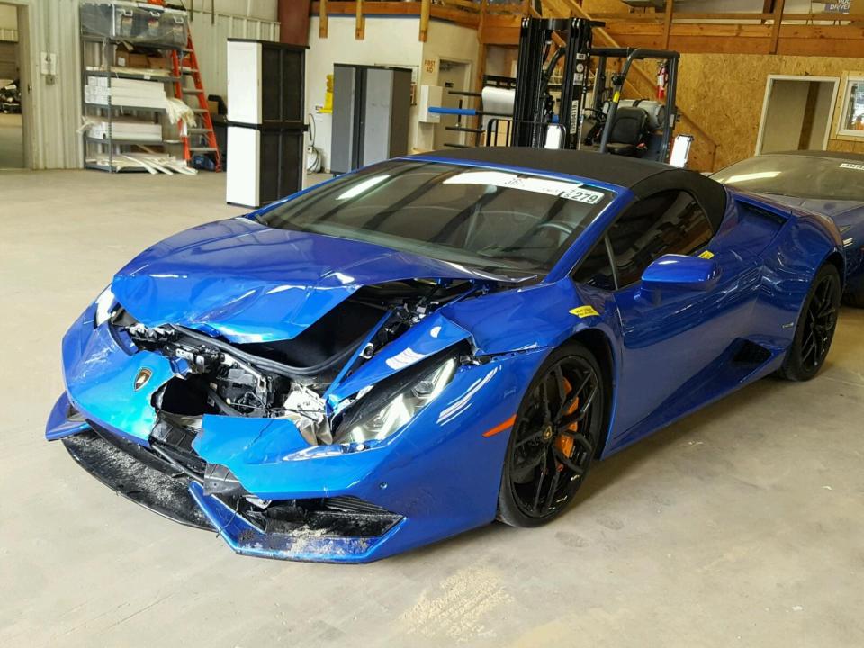  A Lamborghini worth £225,000 was one of the most expensive cars vandalised by thugs