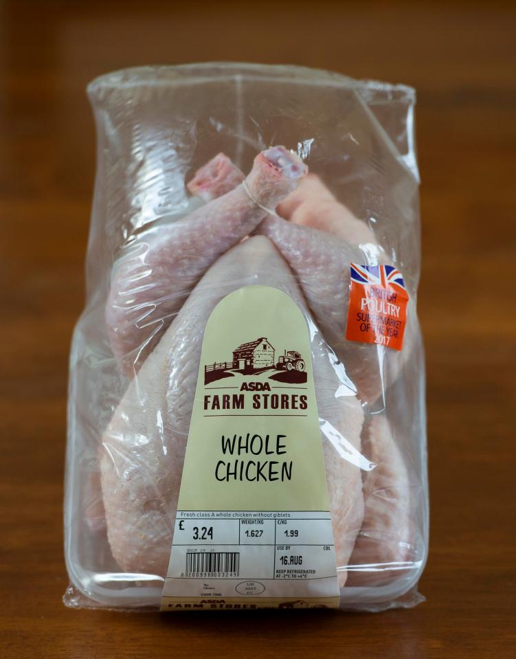  The Farm Stores brand stocked by Asda has a quaint picture of a small farm. But they have also previously taken chickens from Faccenda, which can process two million birds a week