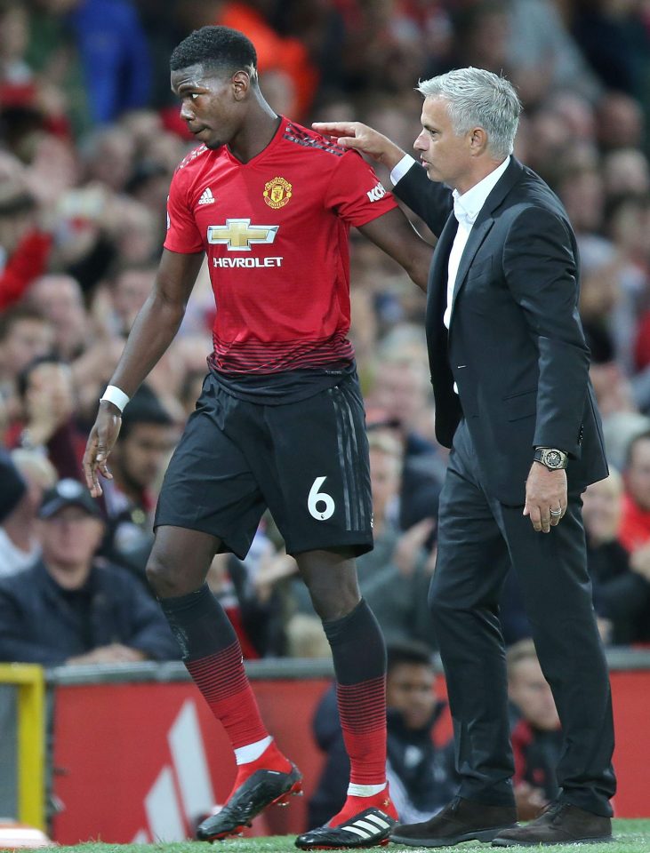  Jose Mourinho made Paul Pogba his captain for the clash against Leicester