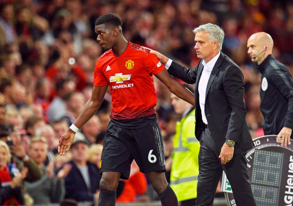  Paul Pogba and Jose Mourinho have not seen eye-to-eye in recent months