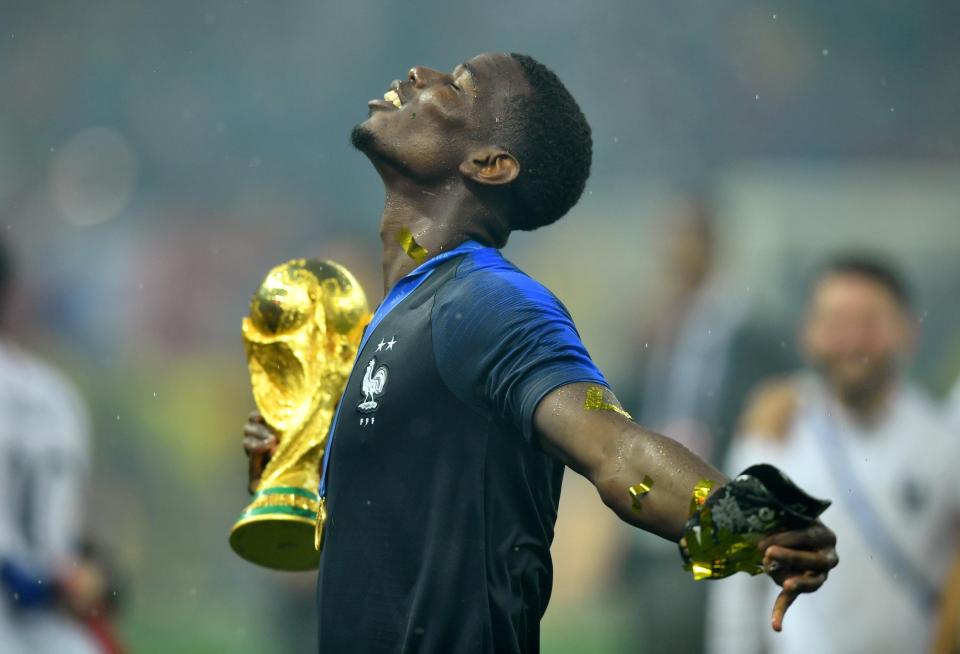  Paul Pogba was on a high after winning the World Cup with France but has now crashed back to reality at United