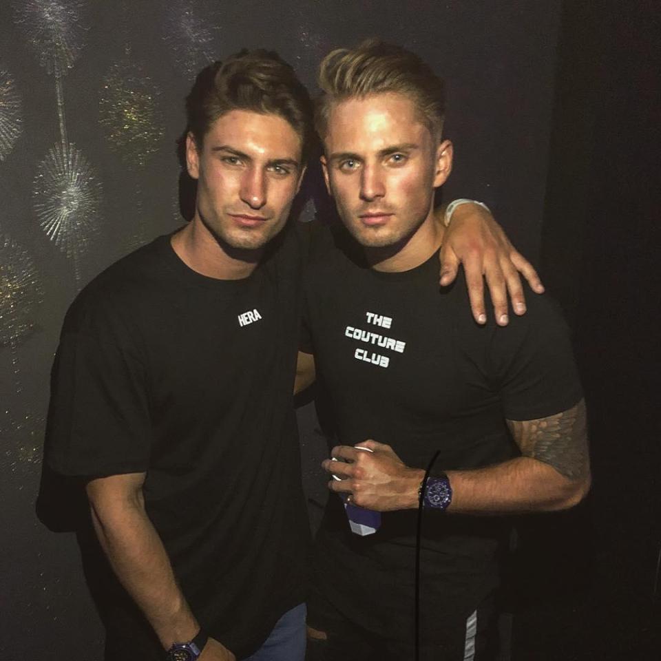  Frankie was there with Love Island co-star Charlie Brake