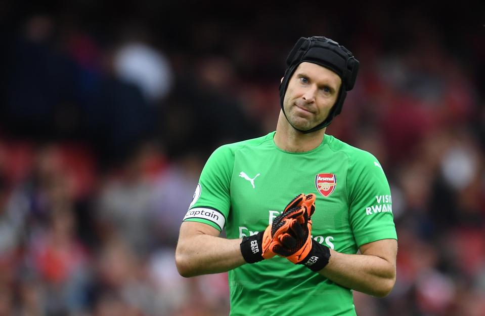  Petr Cech was picked over Bernd Leno in goal for Arsenal