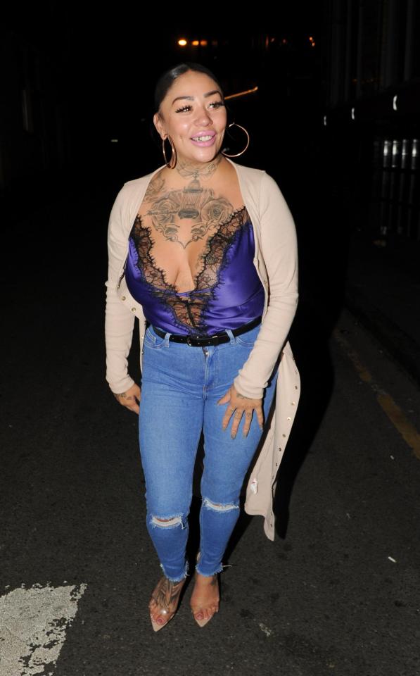  Mutya Buena took the plunge in a blue top