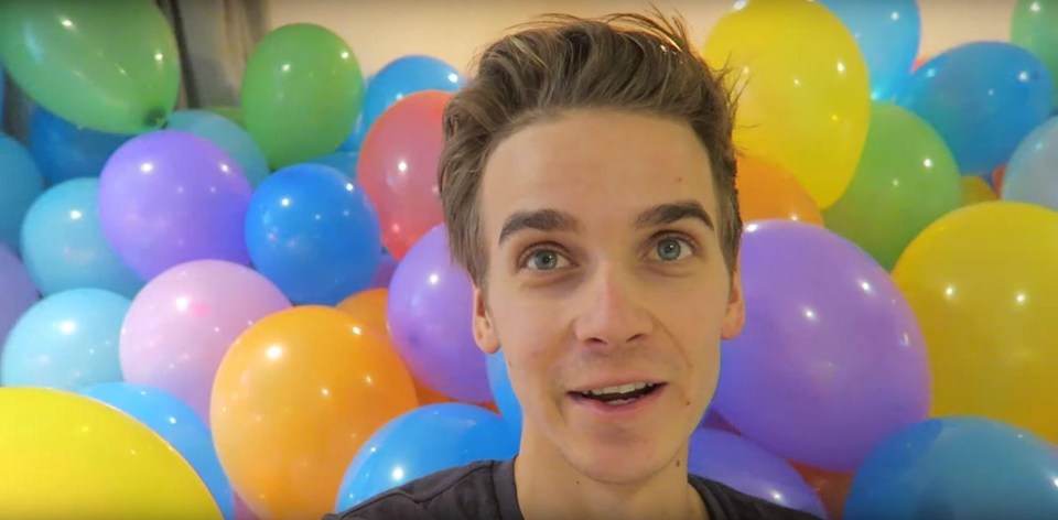 The vlogger previously pranked best pal Caspar Pal by stuffing his bedroom with over 1,000 balloons