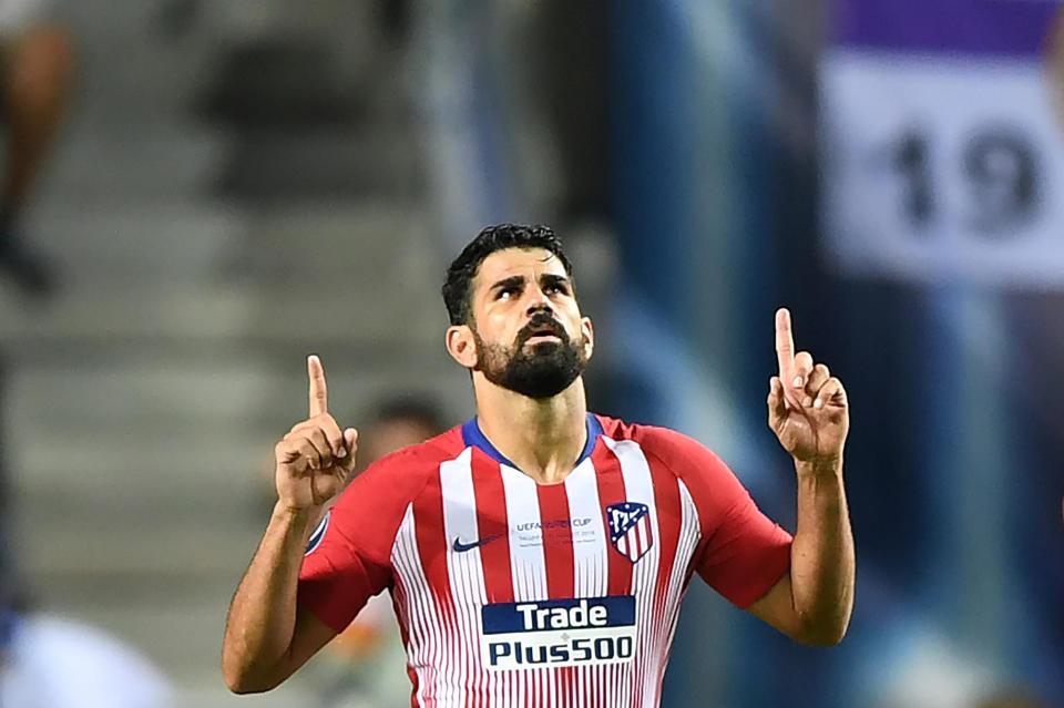  Diego Costa celebrates after his second to force extra-time