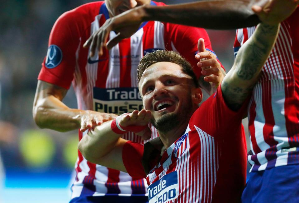  Saul Niguez scored the pick of the six goals in Estonia