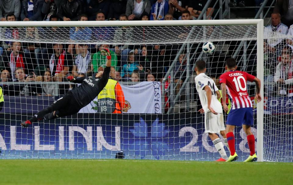  Keylor Navas was left with no chance from the stunning volley