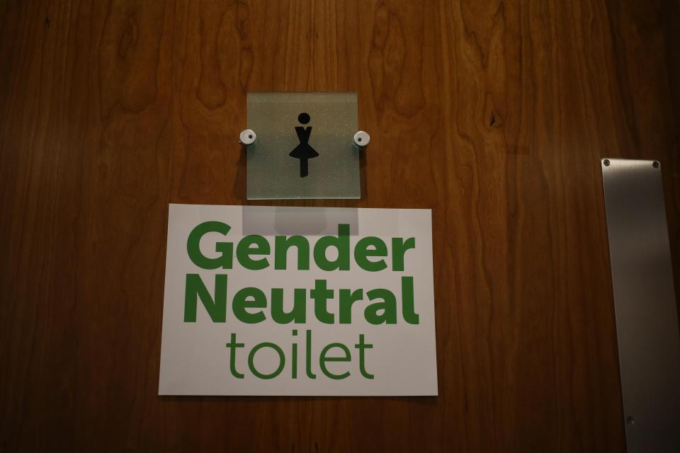  Gender neutral loos are appearing in more offices and government departments