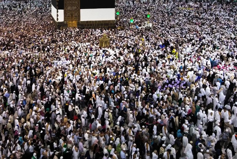  Each year Muslims from around the world flock to the Arabian city