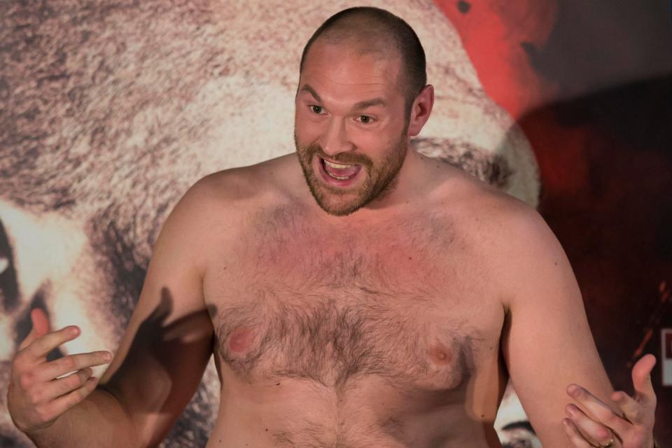  Tyson Fury continues his comeback this weekend in Belfast