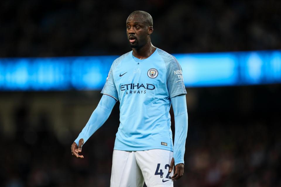  Toure left the Etihad this summer after eight years at the club