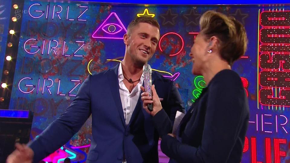  Dan Osborne got a great reaction as he entered