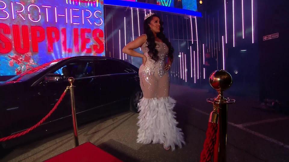  Natalie made her CBB debut in a sheer dress