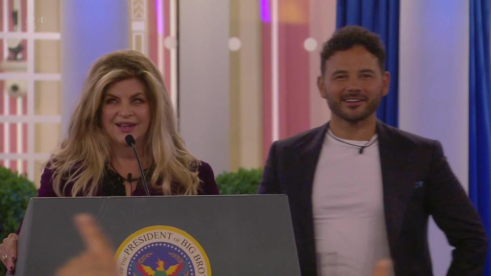  Kirstie Alley was made President, while Ryan Thomas was her deputy