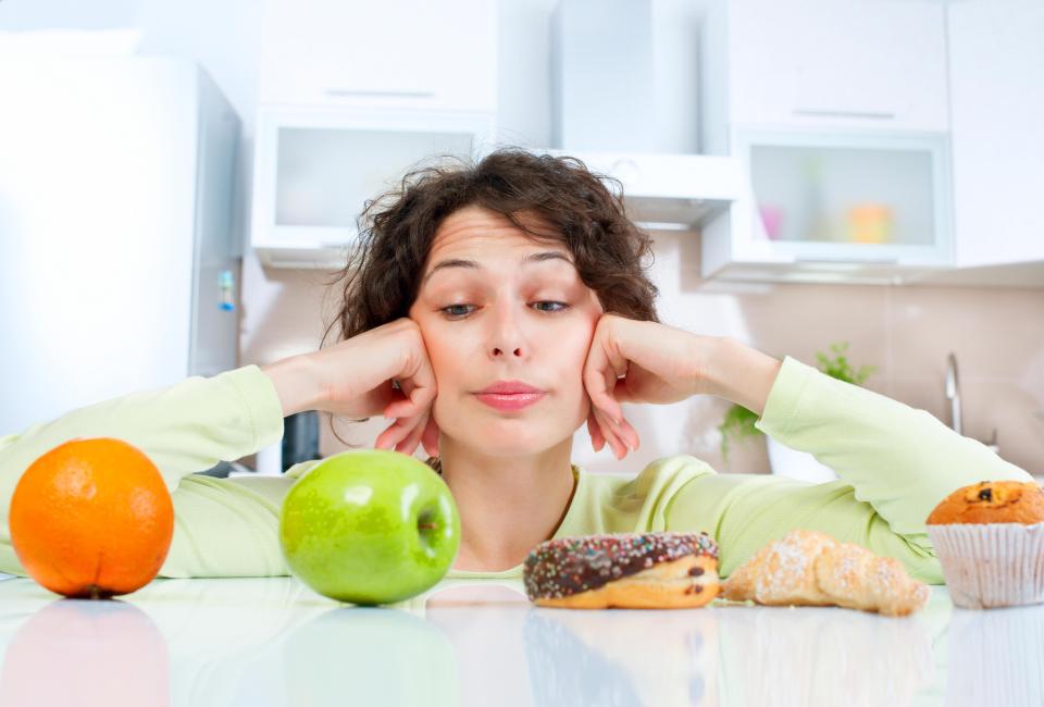  When you're hungry, it can feel impossible to stay on the healthy eating track