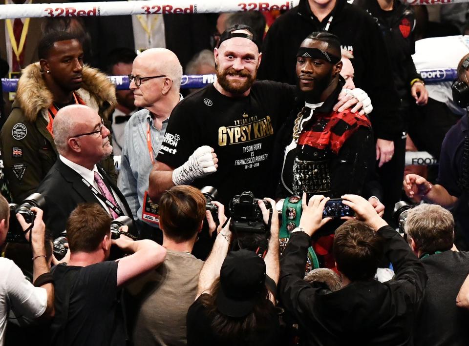  It was announced after his victory to the thousands of boxing fans that Tyson Fury would fight Deontay Wilder next