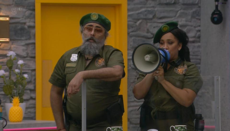  The housemates had been competing in a wall task