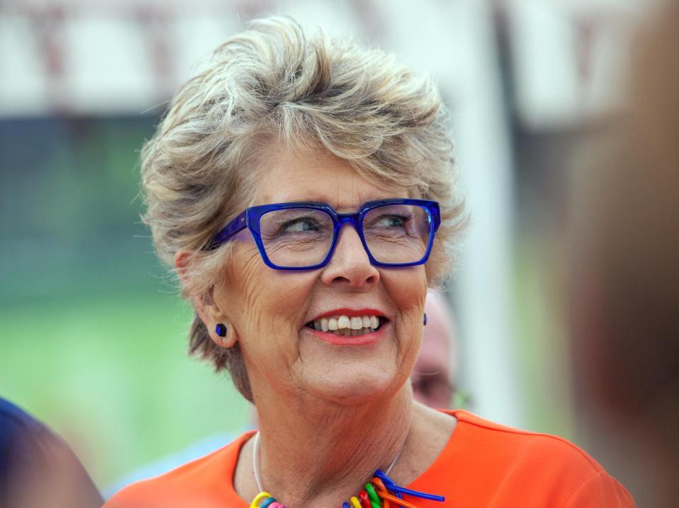  This series of Bake Off will start by making a jibe at Prue Leith's Twitter gaffe last year