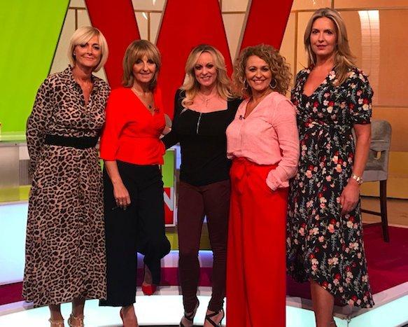  Loose Women from left to right, Jane Moore, Kaye Adams, Nadia Sawalha and Penny Lancaster