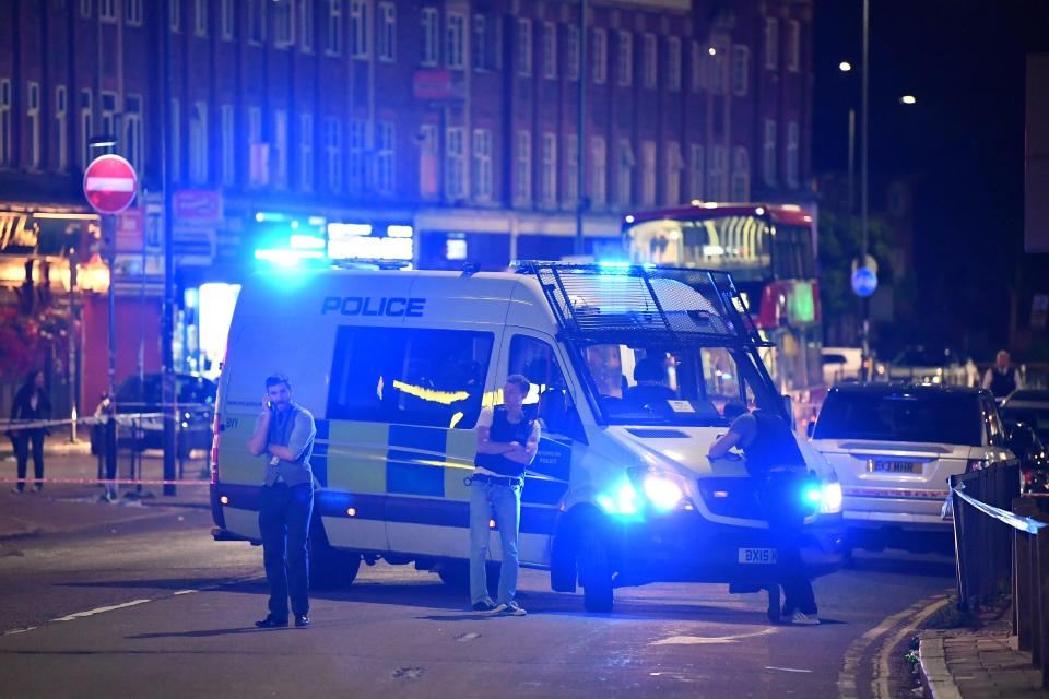  Kingsbury Road and Kingsbury tube station were shut down as police investigated the shooting