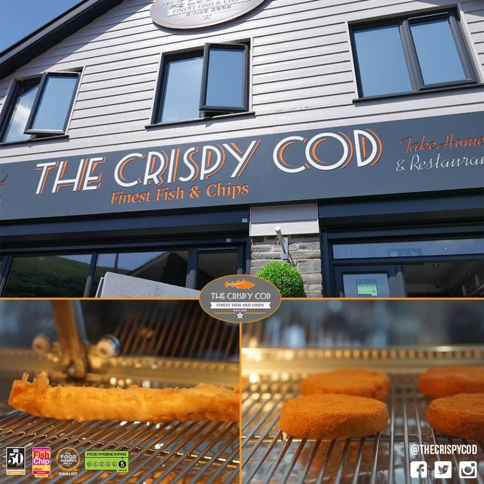  The Crispy Cod was founded by Mathew Williams in Tonyrefail in 2008, with the intention of providing the freshest and finest food in the Rhondda Valley